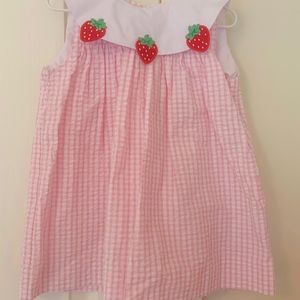 Little English VGUC size 2 strawberry dress